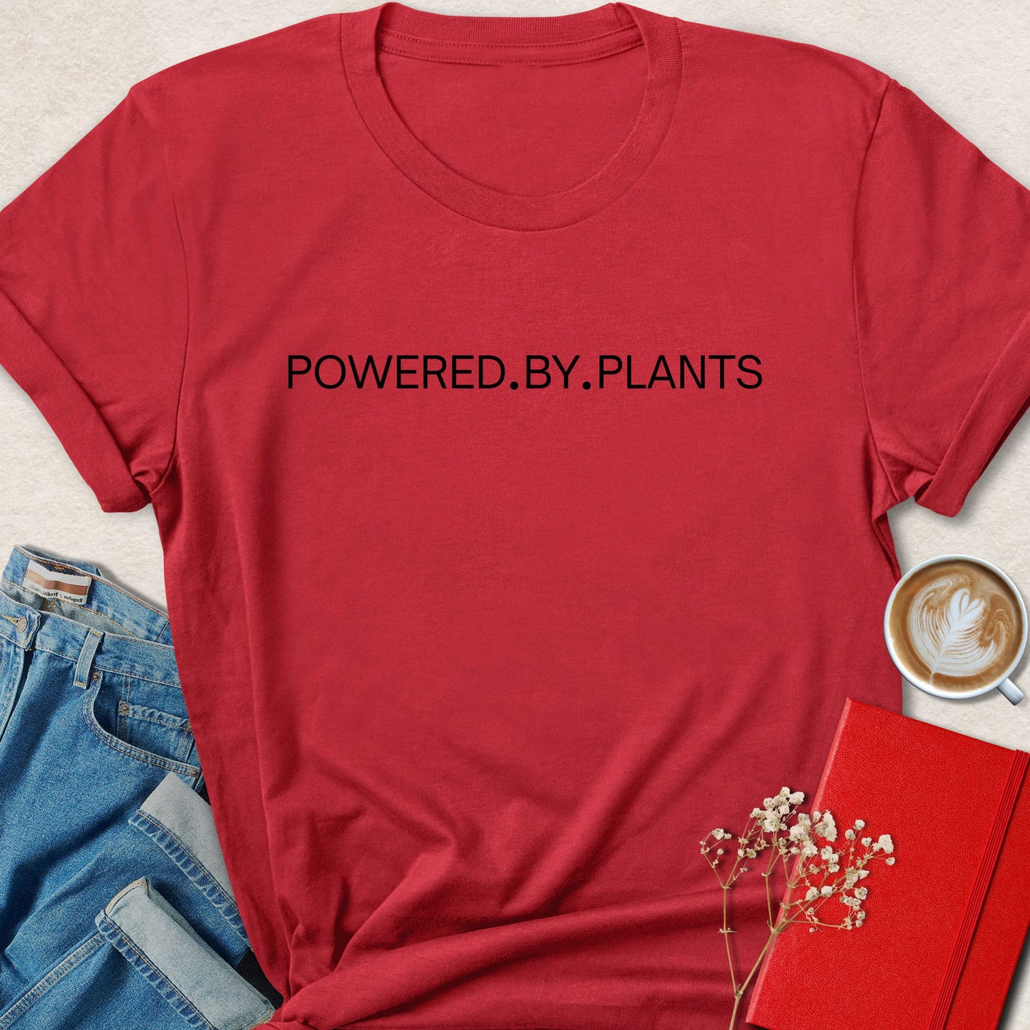 Minimalist Powered By Plants Vegan T-Shirt