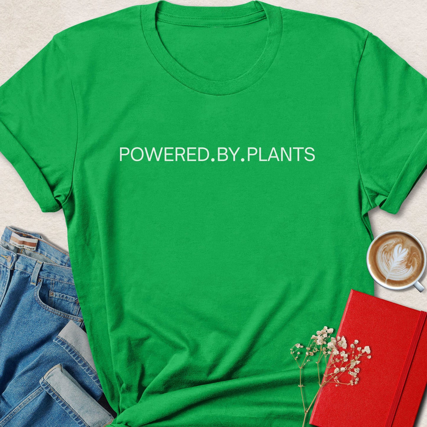 Minimalist Powered By Plants Vegan T-Shirt