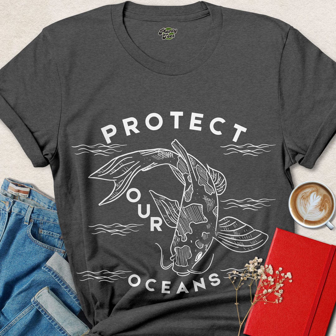 Protect Our Oceans, Koi Fish T-Shirt