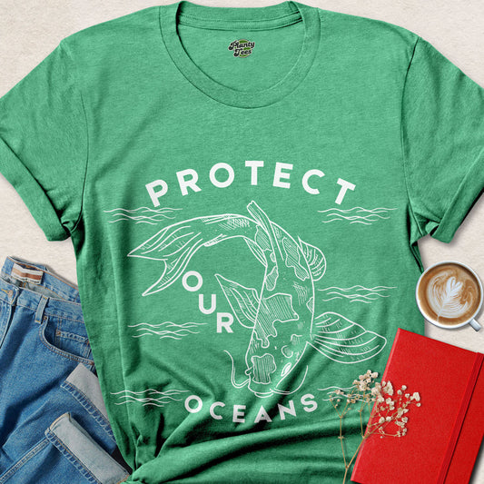 Protect Our Oceans, Koi Fish T-Shirt