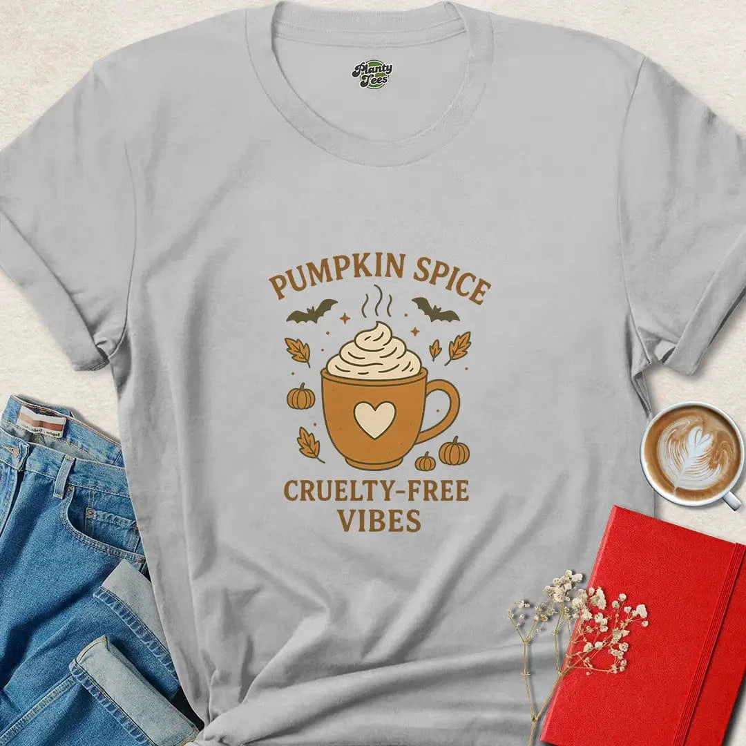 Pumpkin Spice Cruelty-Free Vibes #2 Halloween Vegan T-Shirt