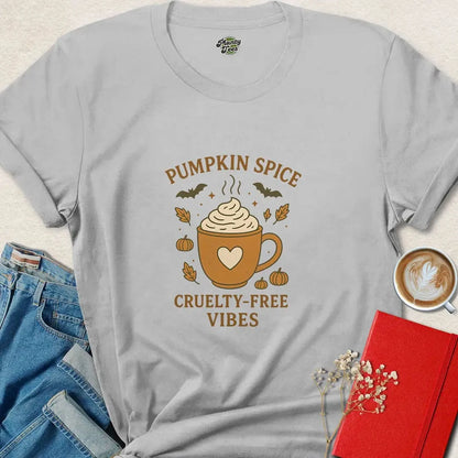Pumpkin Spice Cruelty-Free Vibes #2 Halloween Vegan T-Shirt
