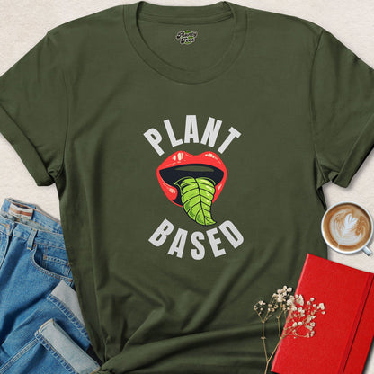 Plant Based Vegan Shirt | Fun Vegan Graphic Tee