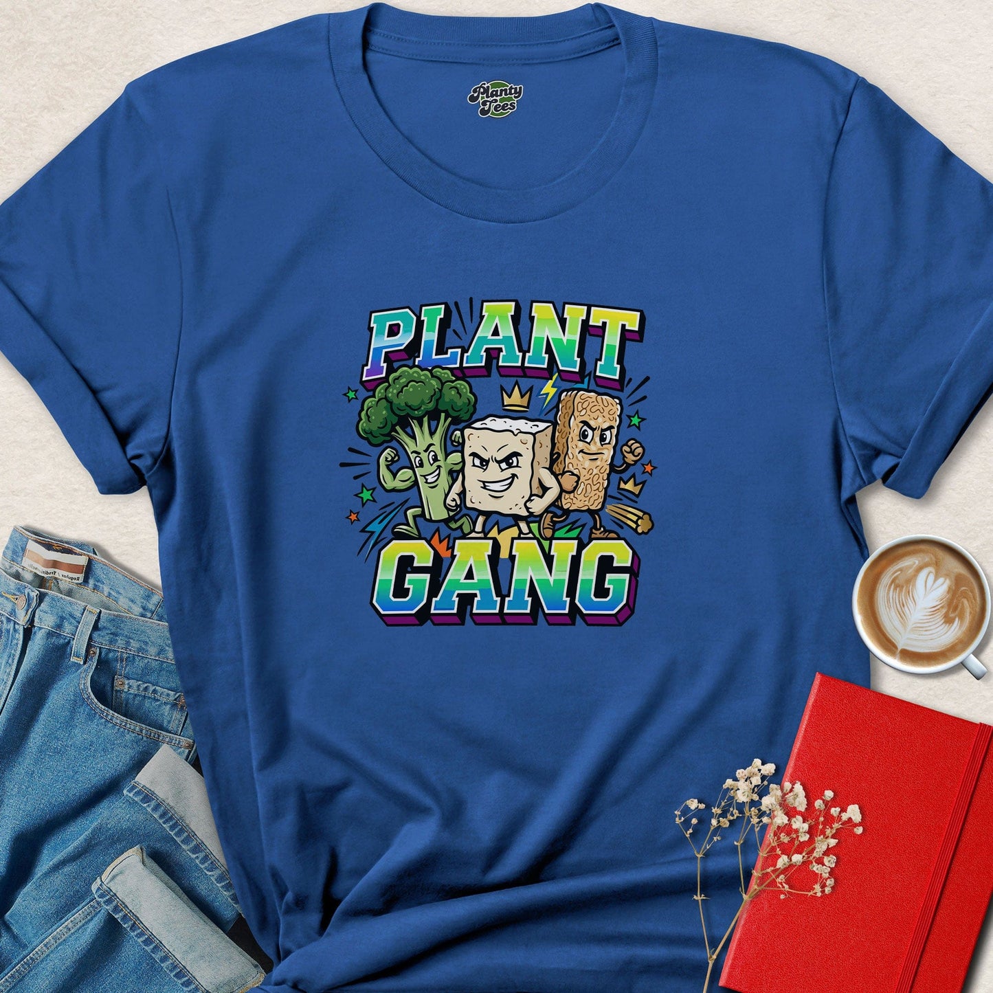 Plant Gang Vegan Shirt | Funny Plant Based Vegan Graphic Tee