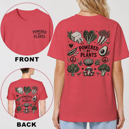 Powered by Plants Back Print T-Shirt