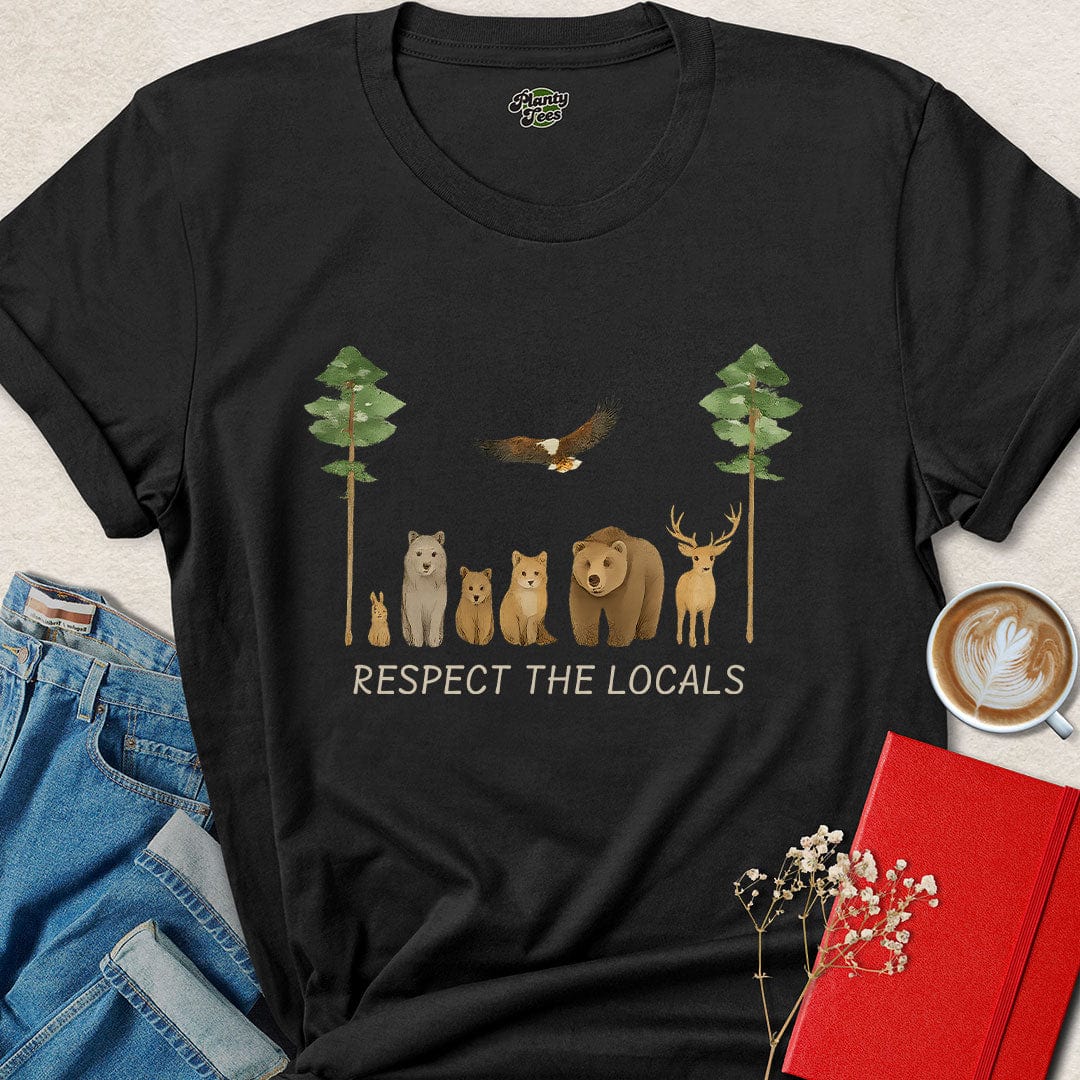 Respect Wildlife Tee – Forest Animal Shirt for Eco Activists