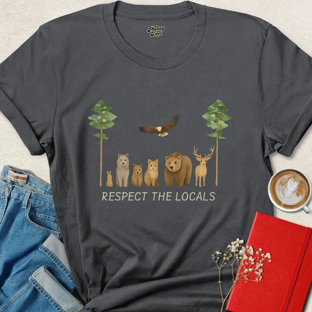 Respect Wildlife Tee – Forest Animal Shirt for Eco Activists