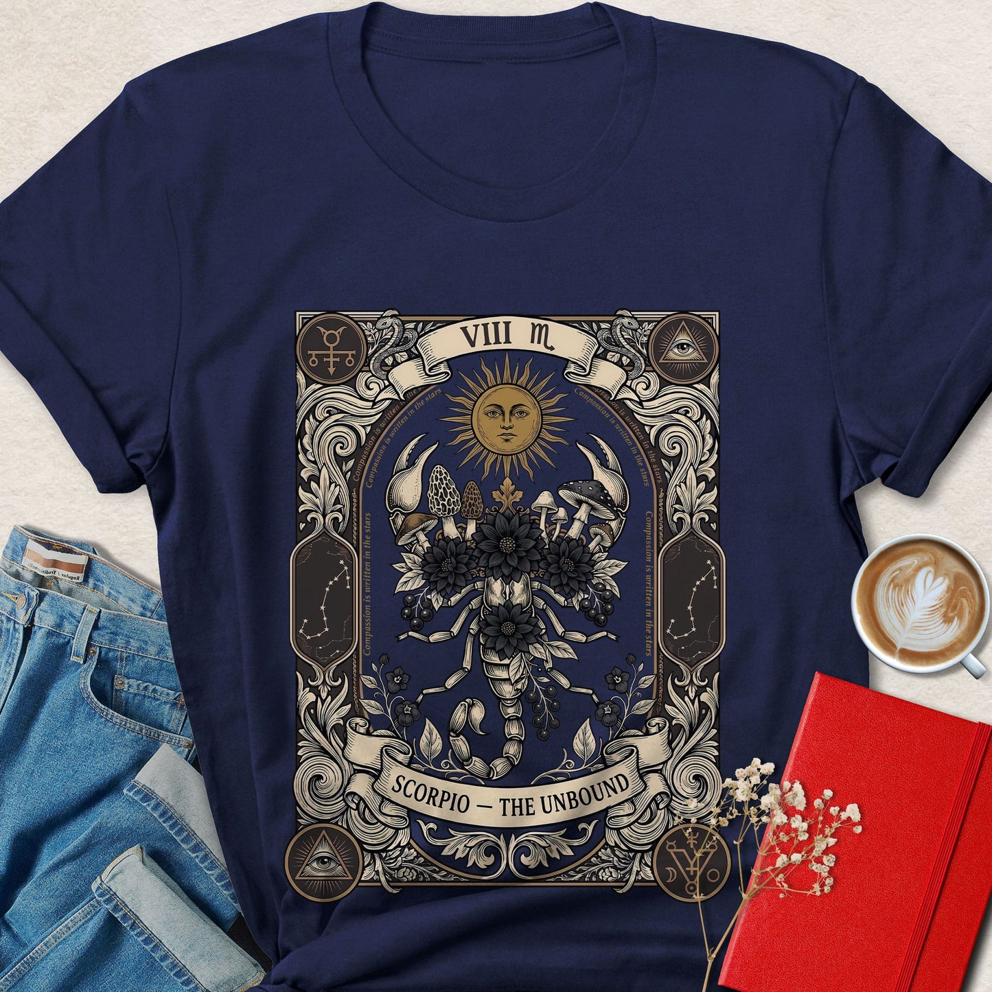 Scorpio Zodiac Vegan Shirt Animal Rights Astrology Tee