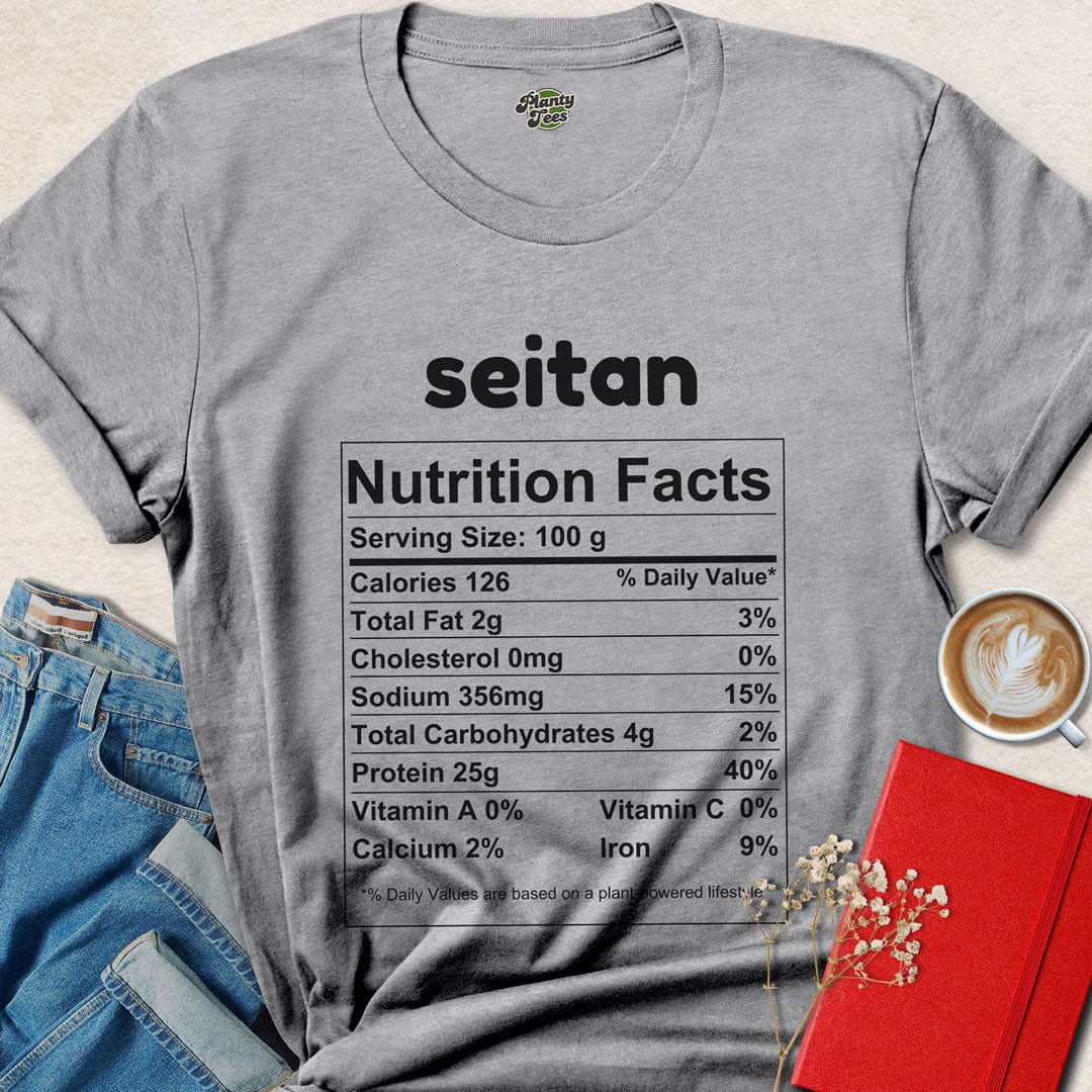 Seitan Nutrition Facts T-Shirt