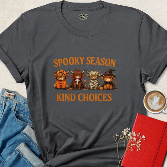 Spooky Season Kind Choices Halloween Vegan T-Shirt
