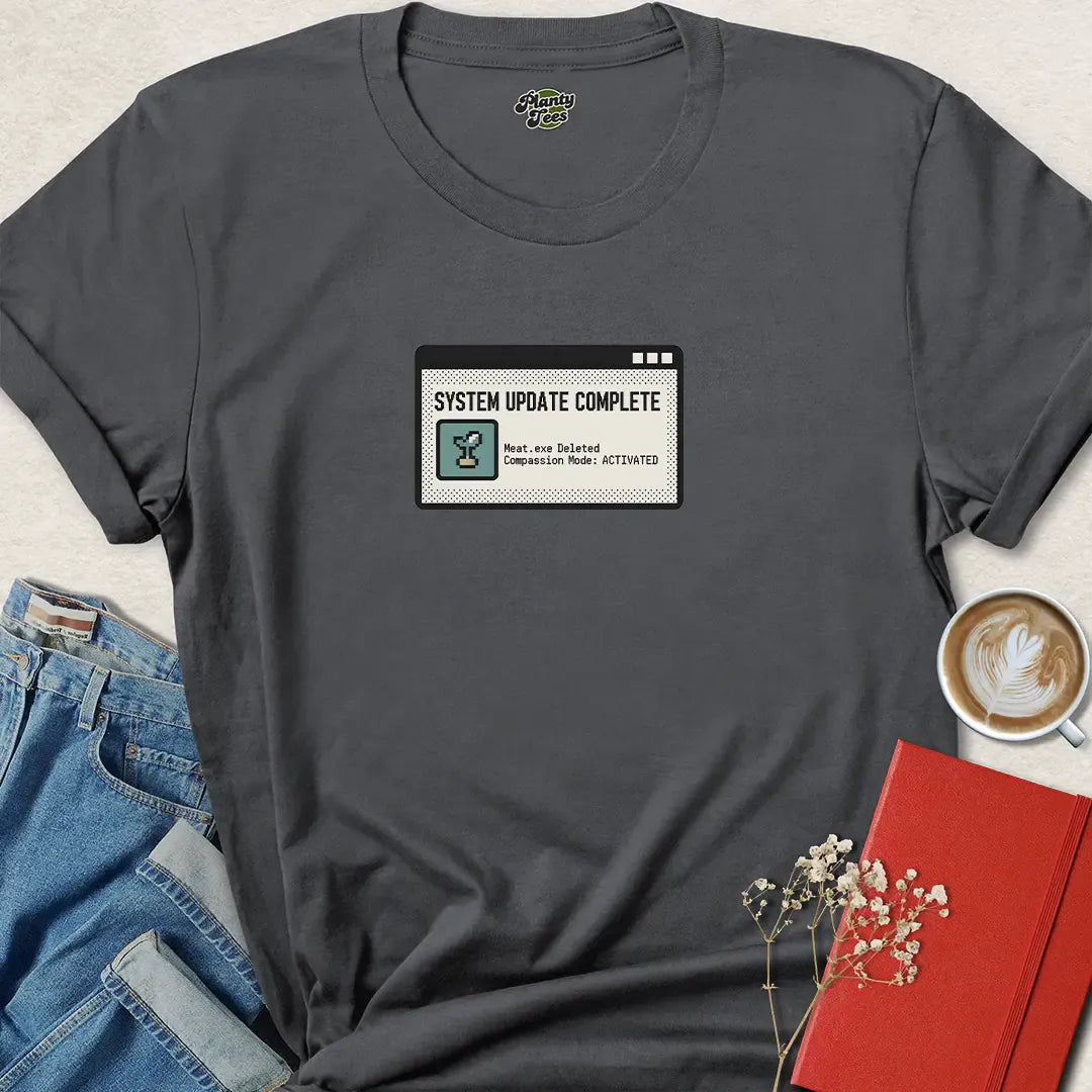 System Update Complete Vegan T Shirt