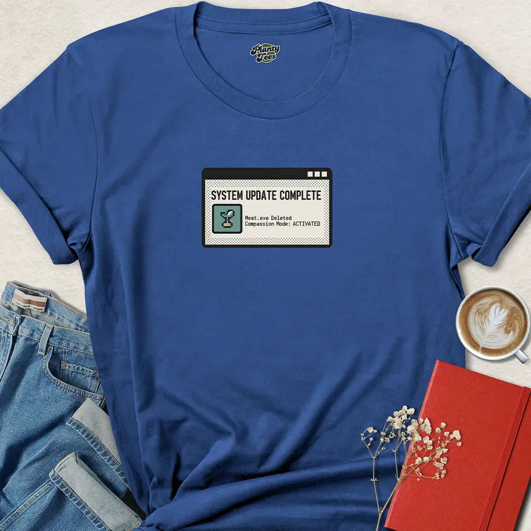 System Update Complete Vegan T Shirt