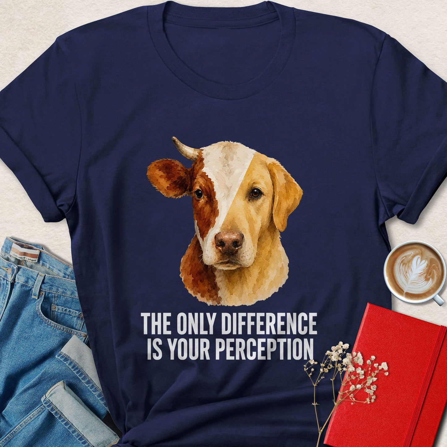 The Only Difference Is Your Perception Animal Rights Shirt
