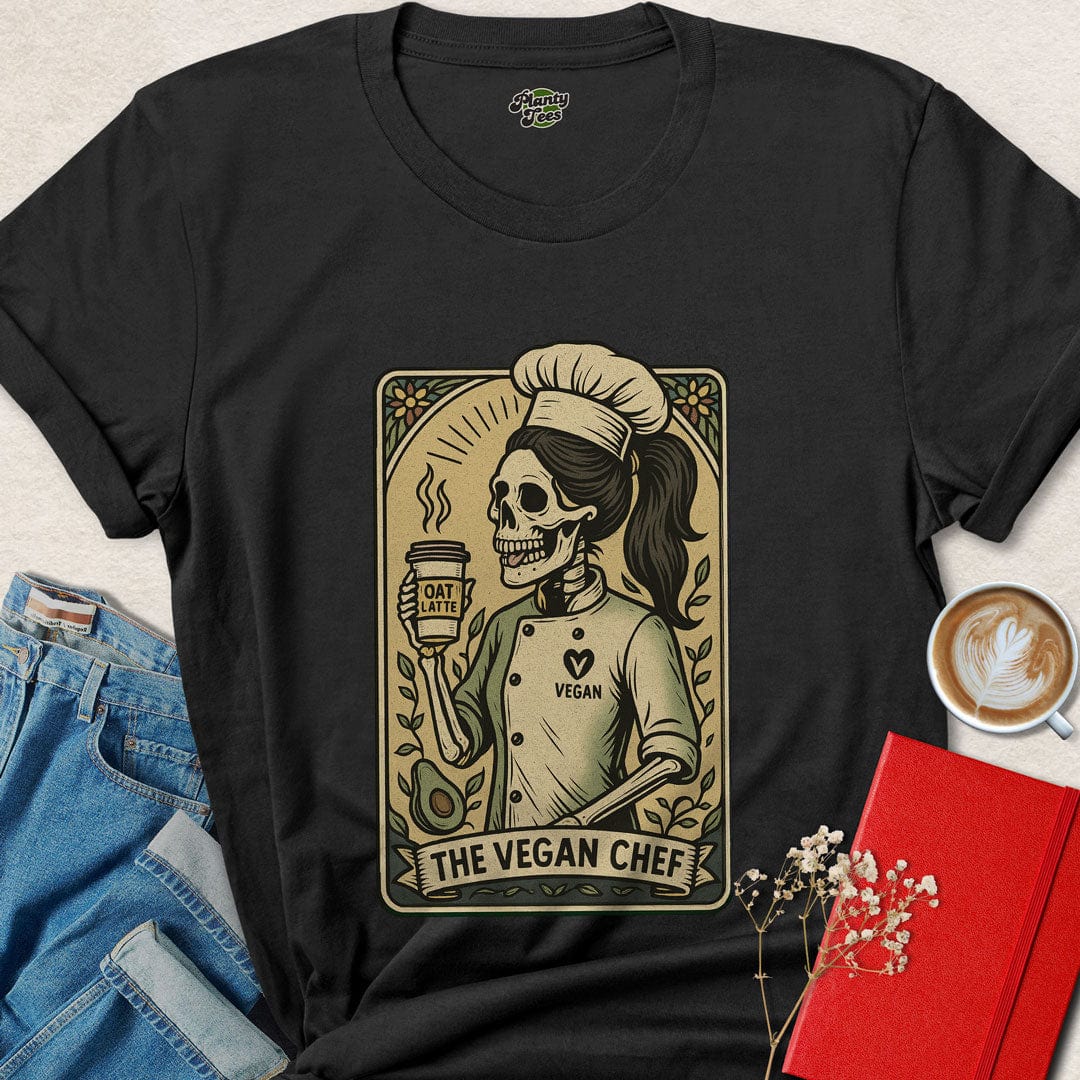 The Vegan Chef Skeleton #1 T-Shirt