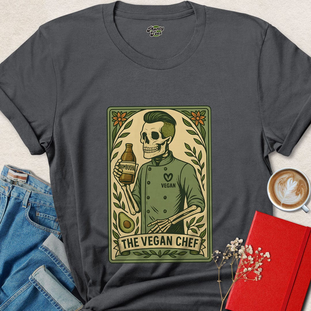 The Vegan Chef Skeleton #2 T-Shirt