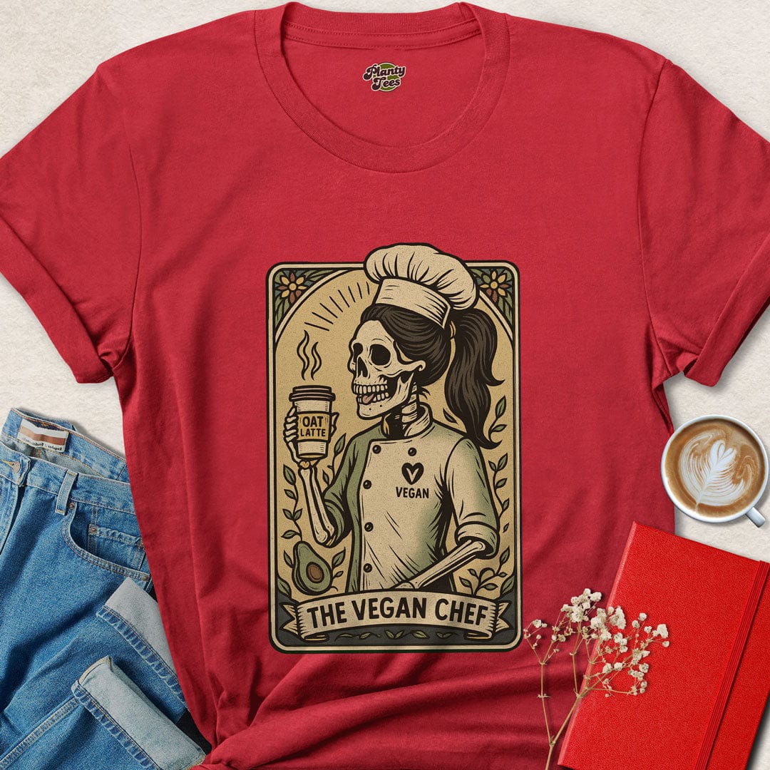 The Vegan Chef Skeleton #1 T-Shirt