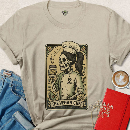 The Vegan Chef Skeleton #1 T-Shirt