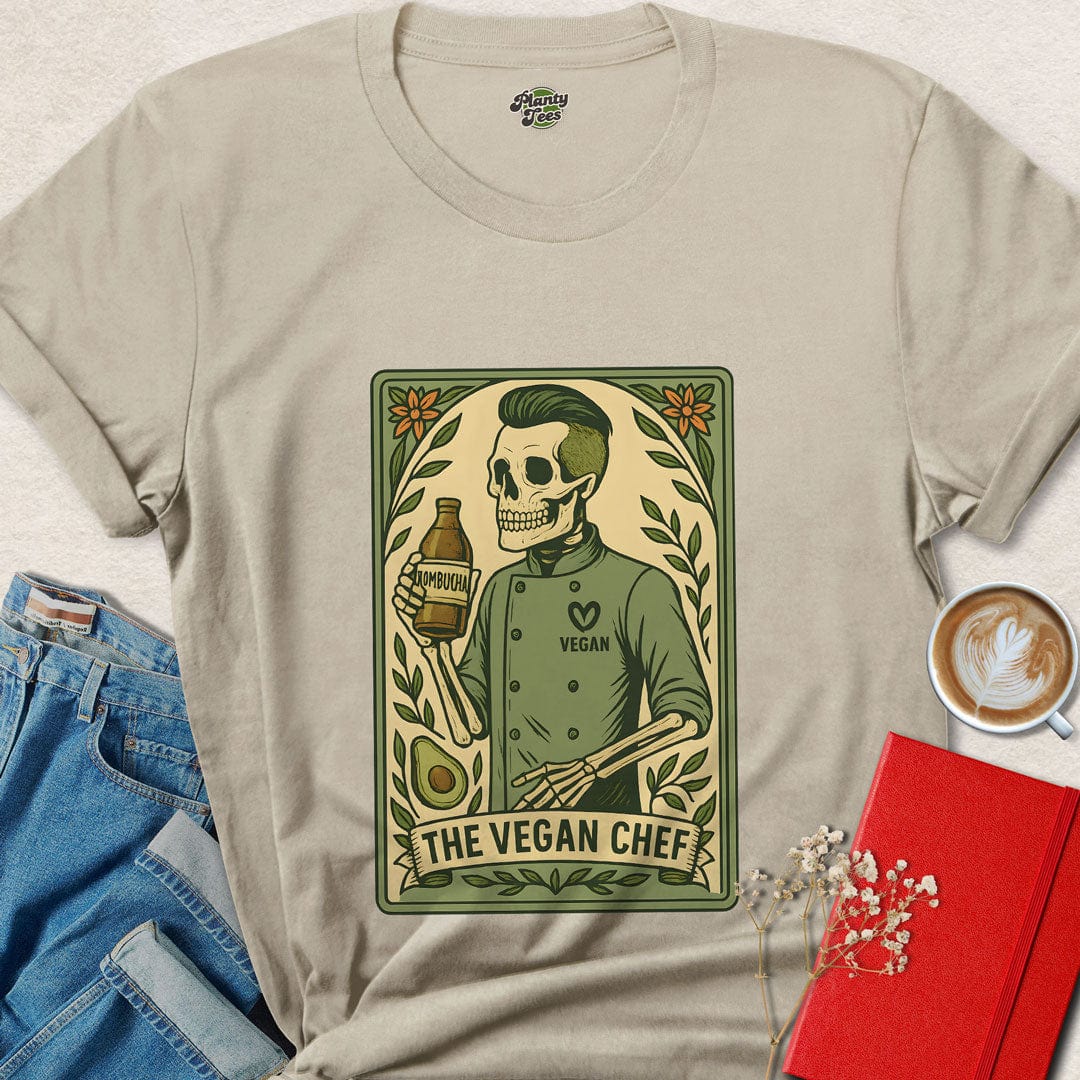 The Vegan Chef Skeleton #2 T-Shirt