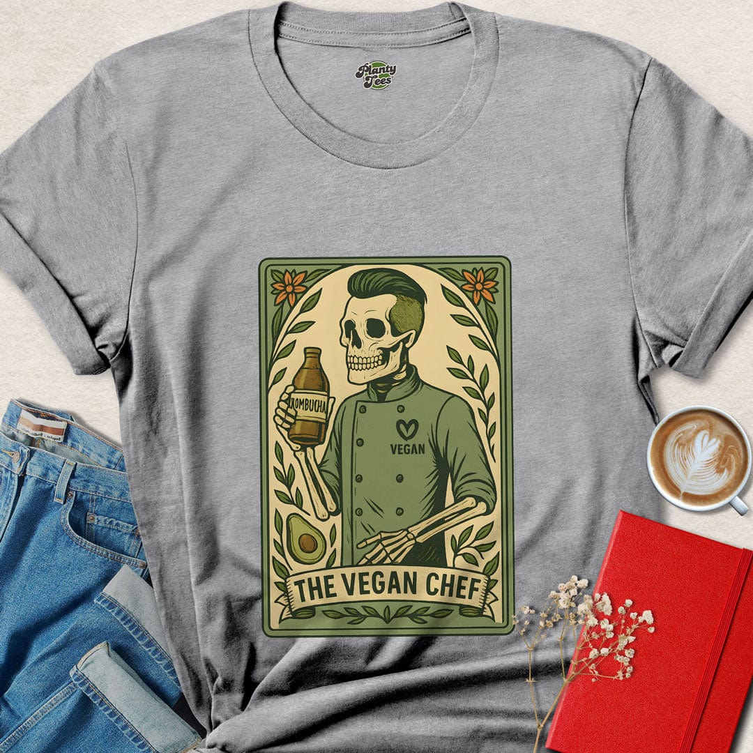 The Vegan Chef Skeleton #2 T-Shirt
