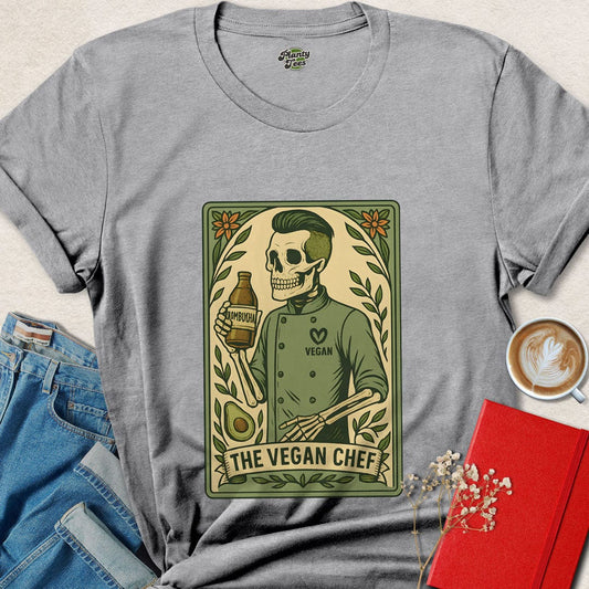 The Vegan Chef Skeleton #2 T-Shirt
