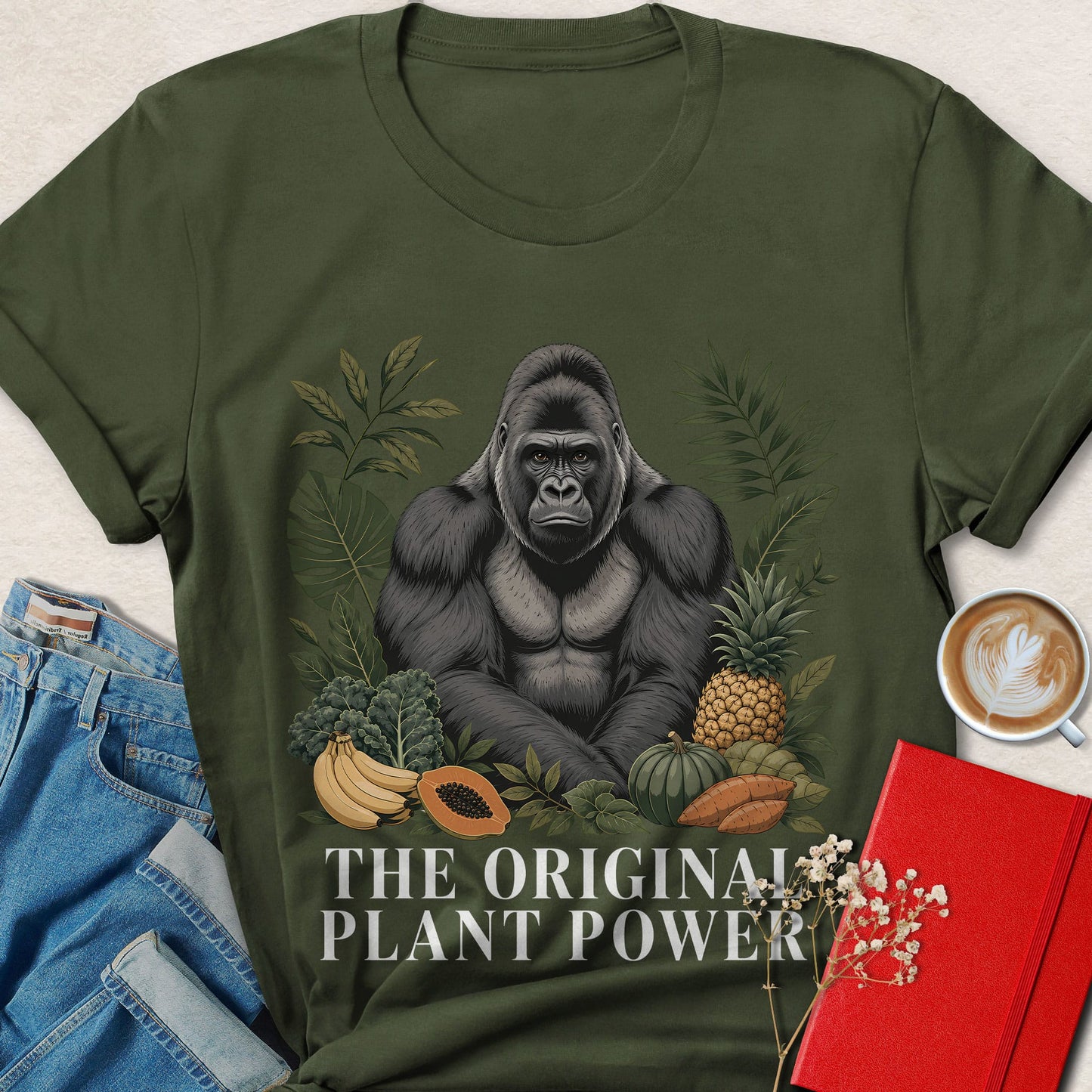 The Original Plant Power Gorilla T-Shirt