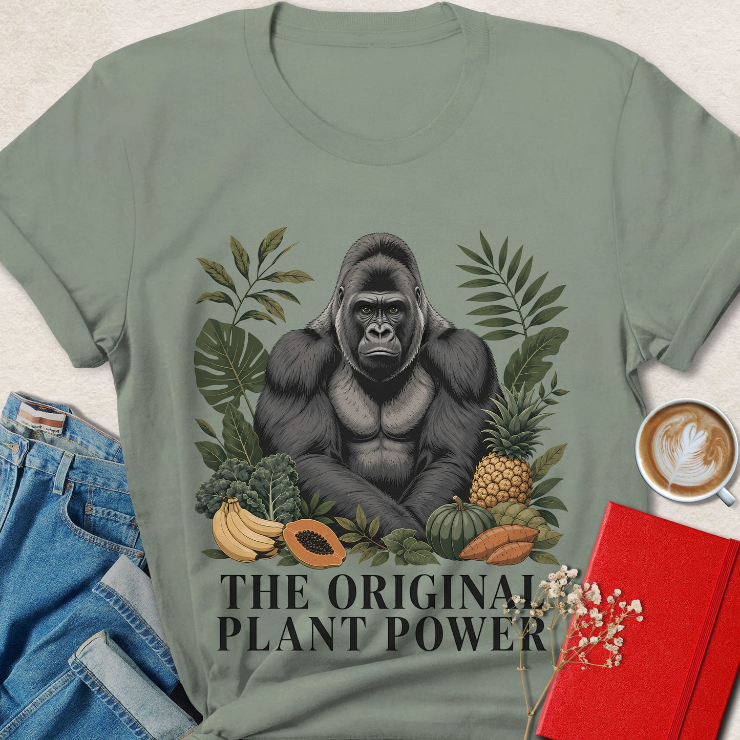 The Original Plant Power Gorilla T-Shirt