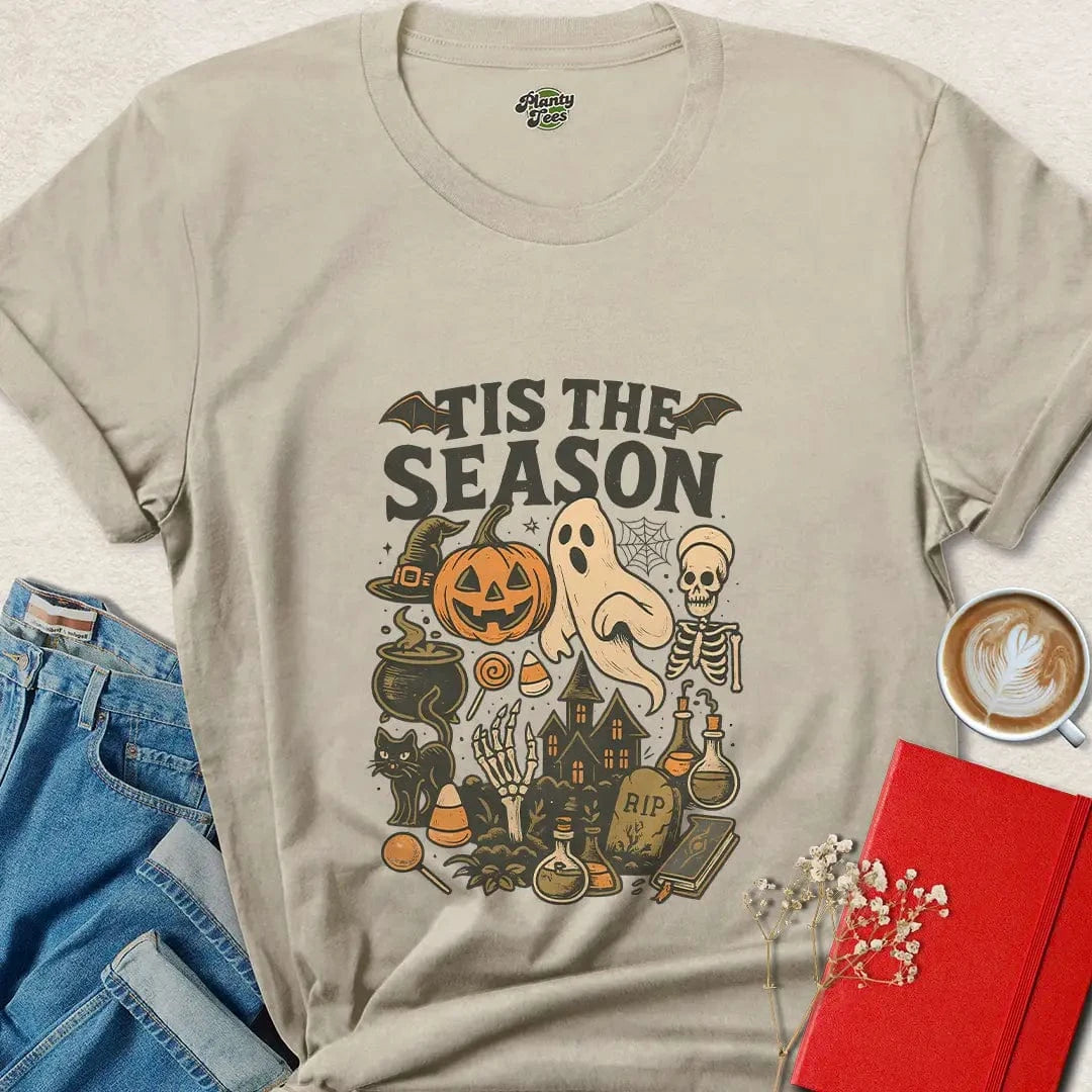 ‘Tis the Season Halloween Shirt – Spooky Fall Graphic Tee