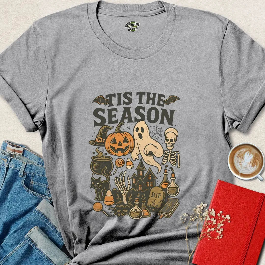 ‘Tis the Season Halloween Shirt – Spooky Fall Graphic Tee