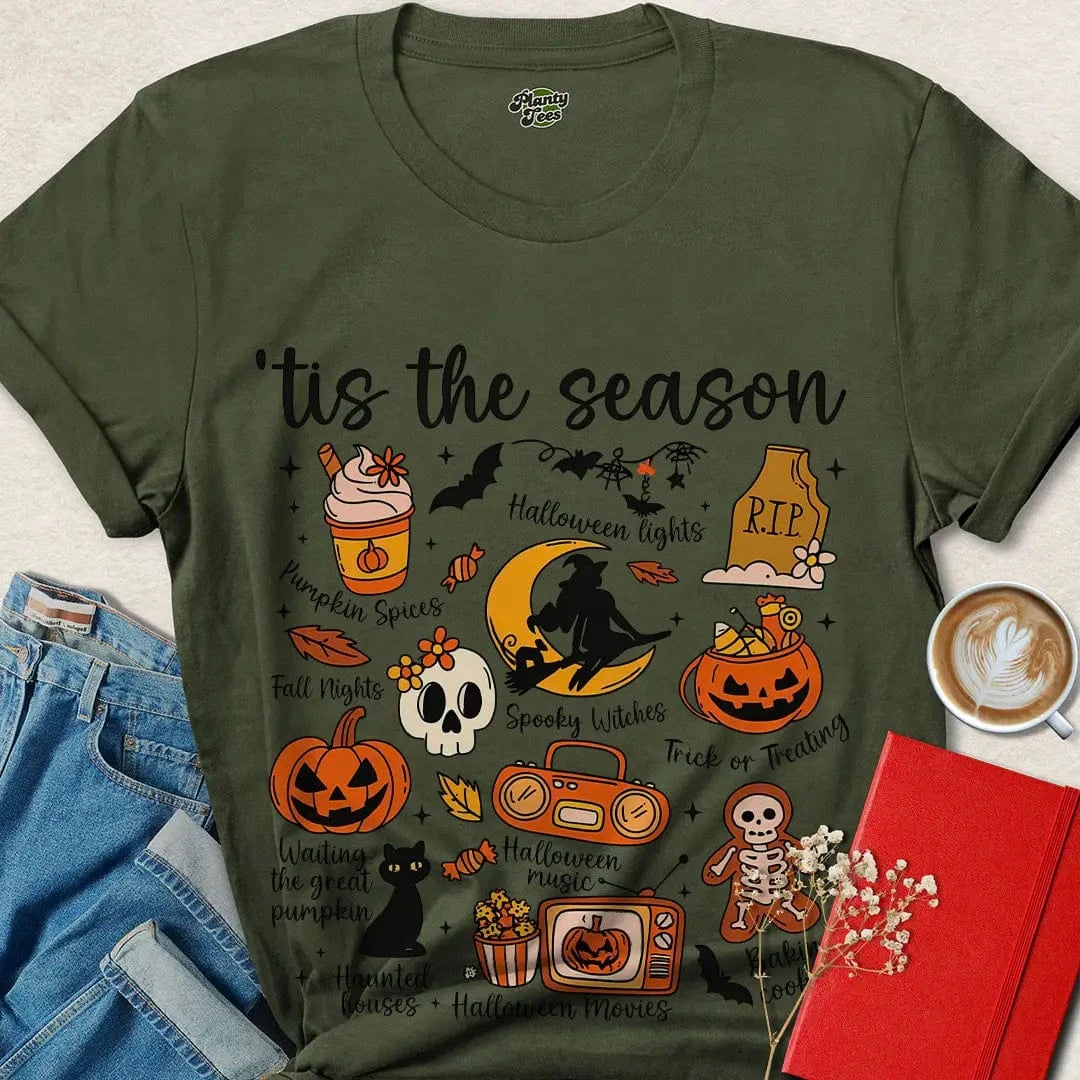 ‘Tis the Season Halloween Shirt – Fall & Spooky Season Tee