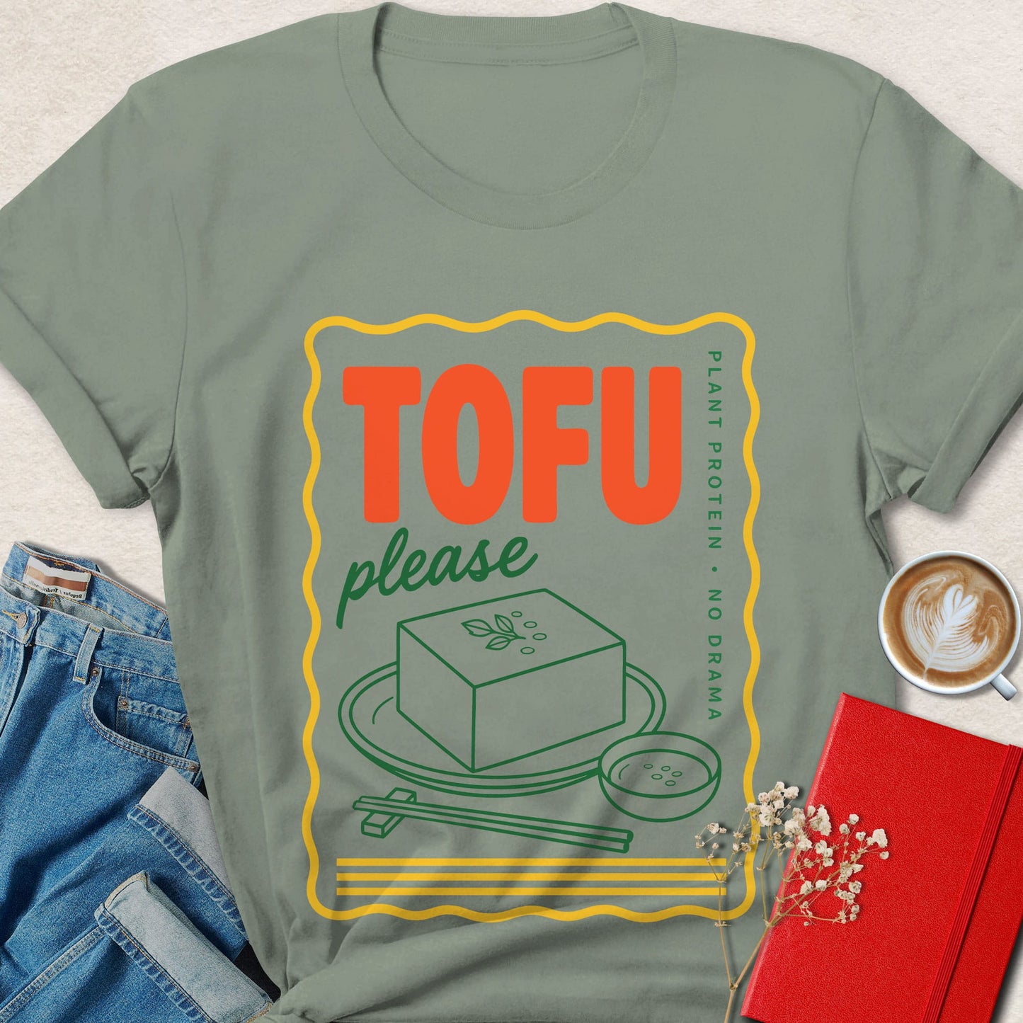 Tofu Please Plant Protein Vegan T-Shirt