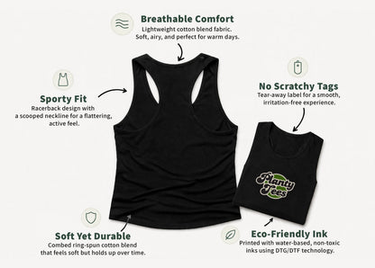 Vegan Tank Top My Food Doesnt Scream Animal Rights T-shirt