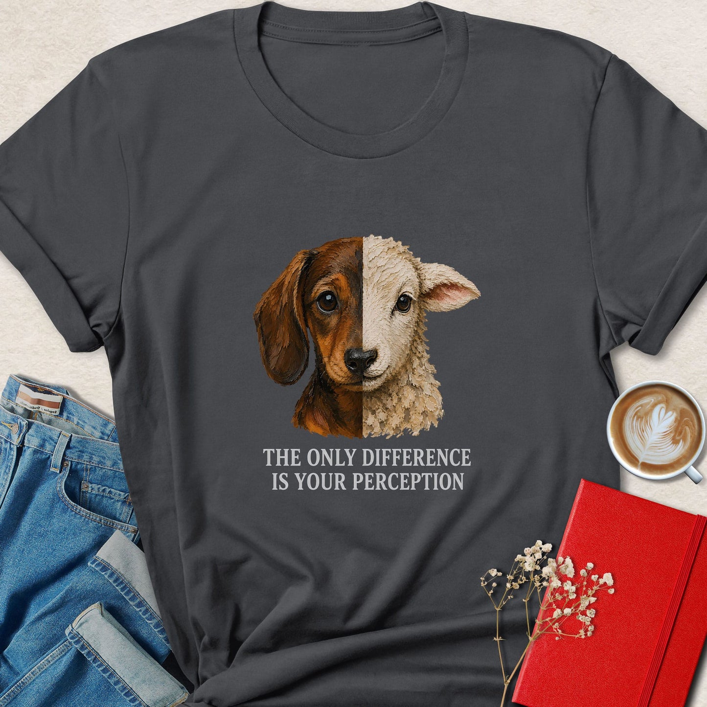 The Only Difference Is Your Perception Vegan Shirt