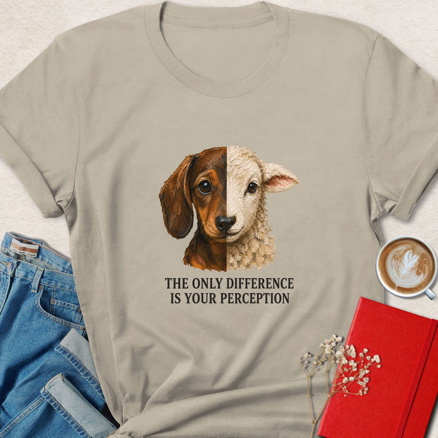 The Only Difference Is Your Perception Vegan Shirt