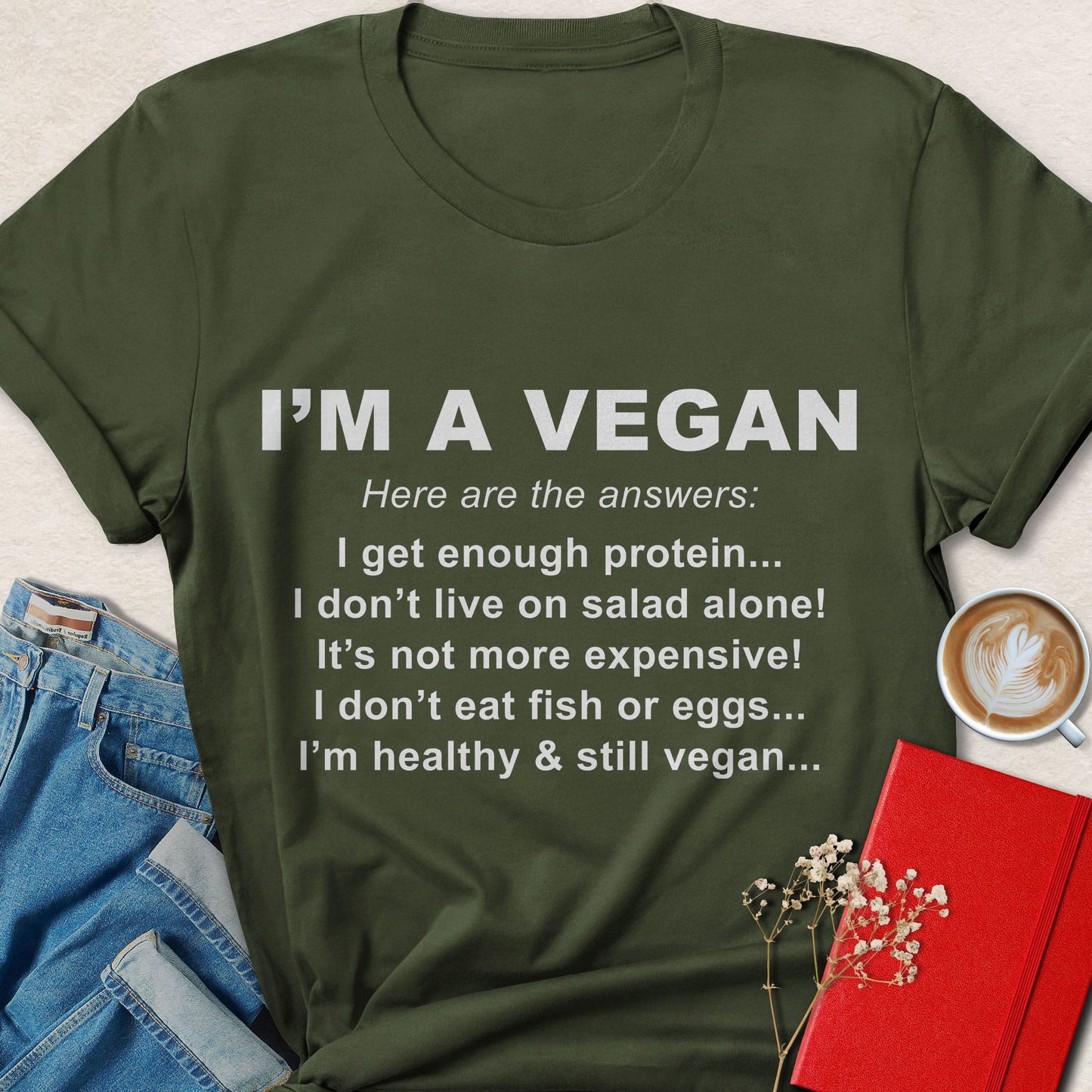 Vegan Common Questions T-Shirt