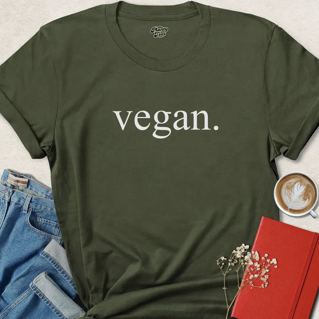 Vegan Minimalist T Shirt – Plant Based Apparel