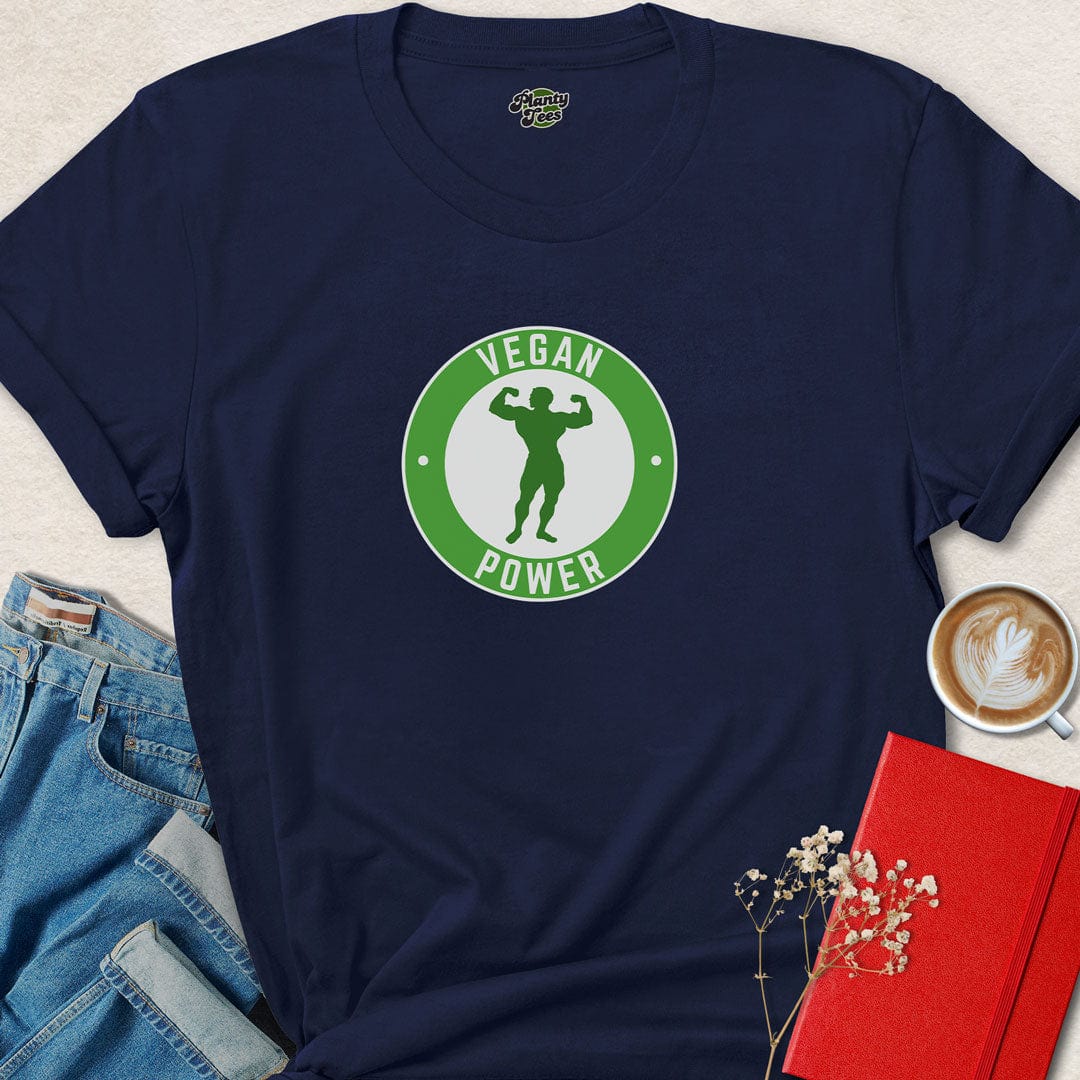 Vegan Power Bodybuilder T-Shirt
