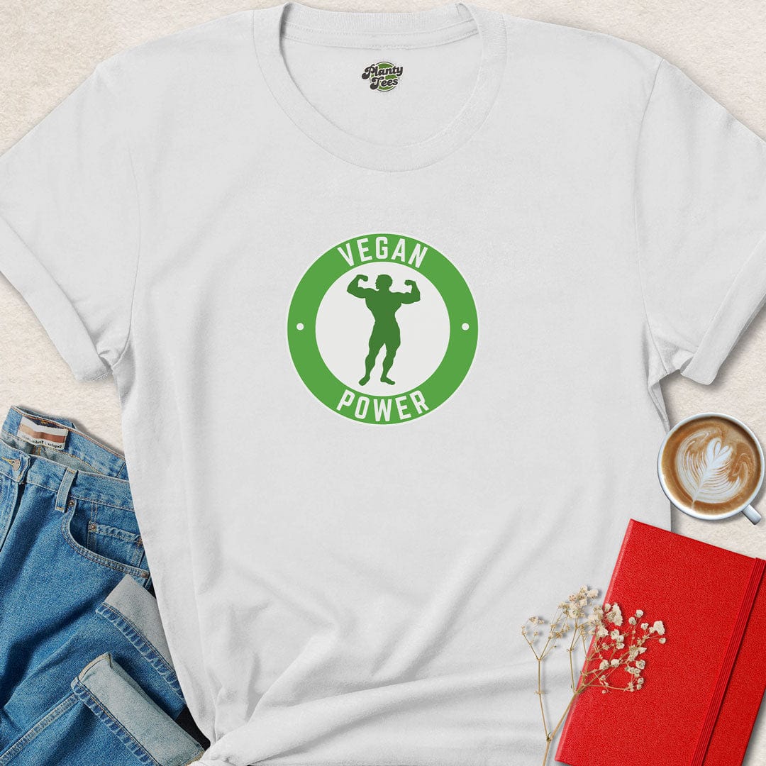 Vegan Power Bodybuilder T-Shirt