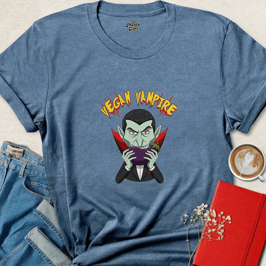 Vegan Vampire Halloween Vegan T-Shirt