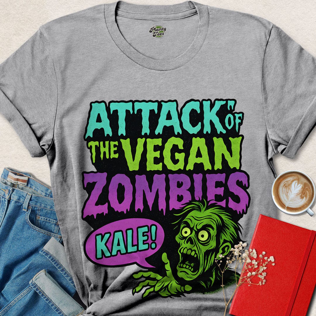 Attack of The Vegan Zombies T-Shirt