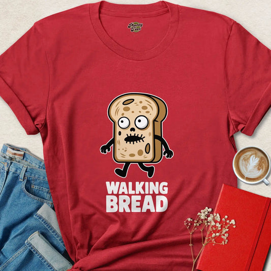Walking Bread Halloween Vegan T-Shirt