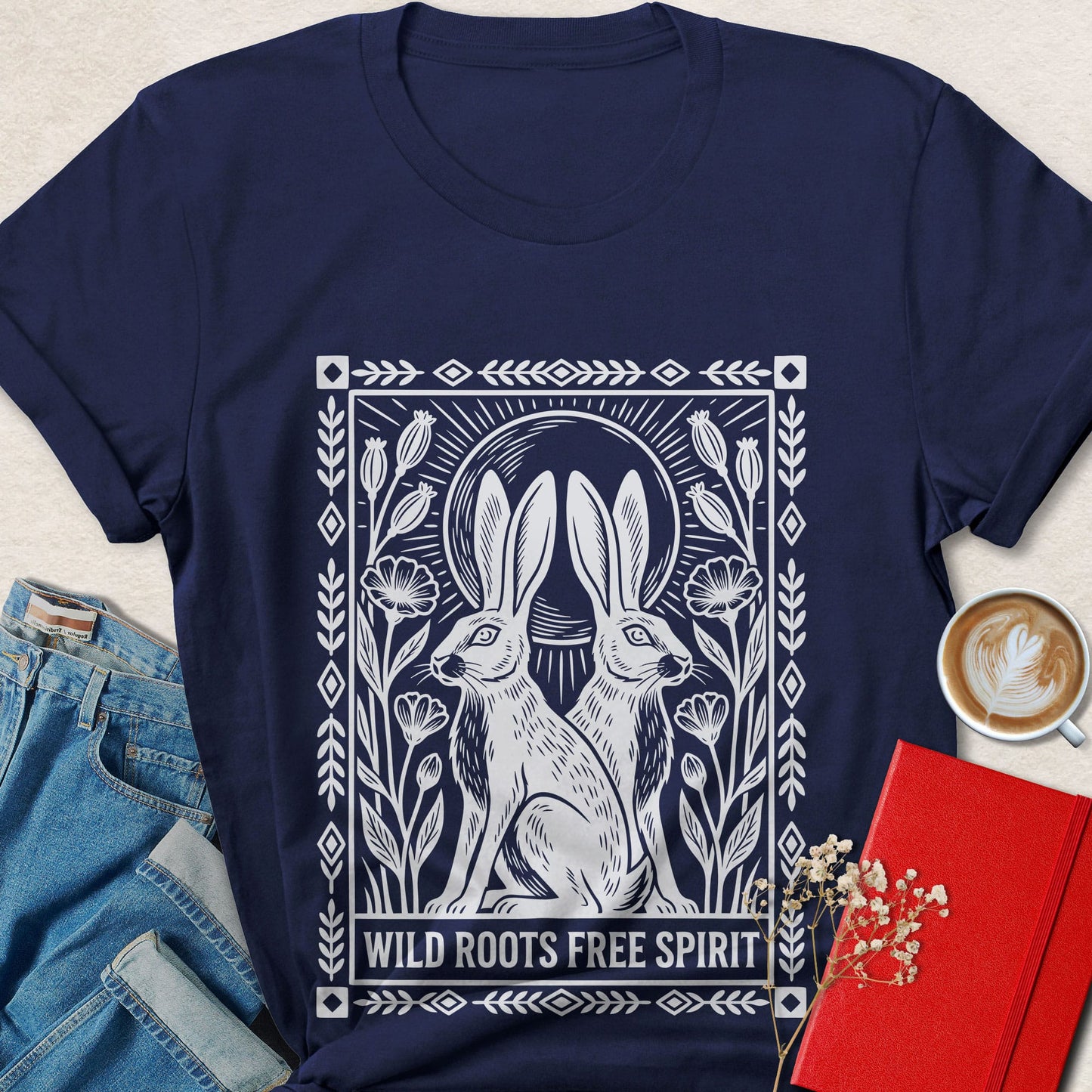 Wild Roots Free Spirit Shirt | Boho Nature Graphic Tee