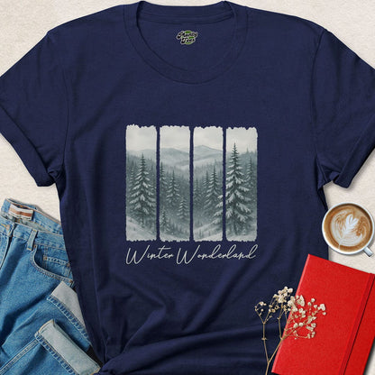 Winter Wonderland Vegan Shirt – Ethical Nature Lover Tee
