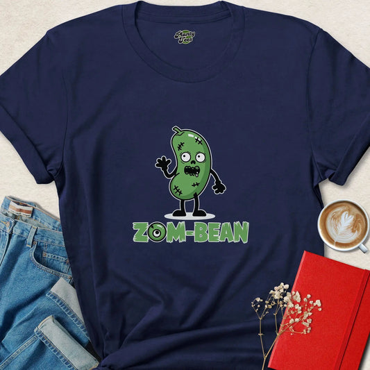Zom-Bean Halloween Vegan T-Shirt