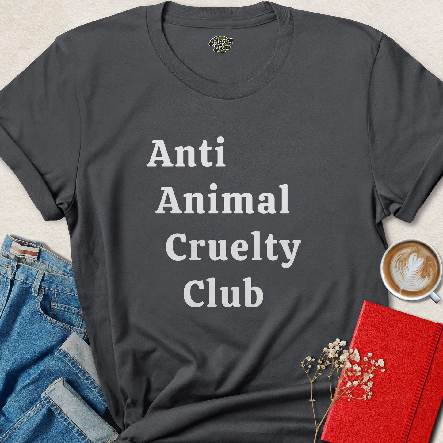 Anti Animal Cruelty Club Vegan Shirt | Animal Rights Tee