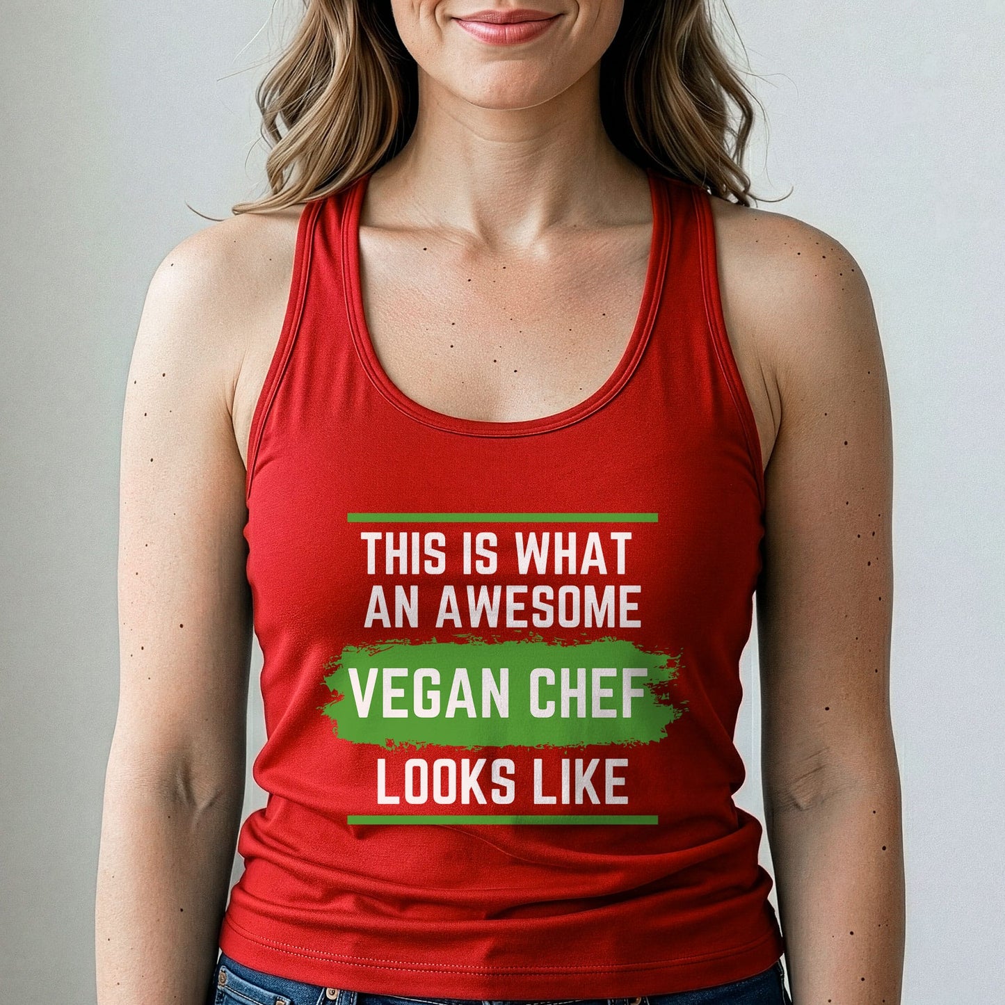 Vegan Chef Tank Top Funny Plant Based Cooking Shirt