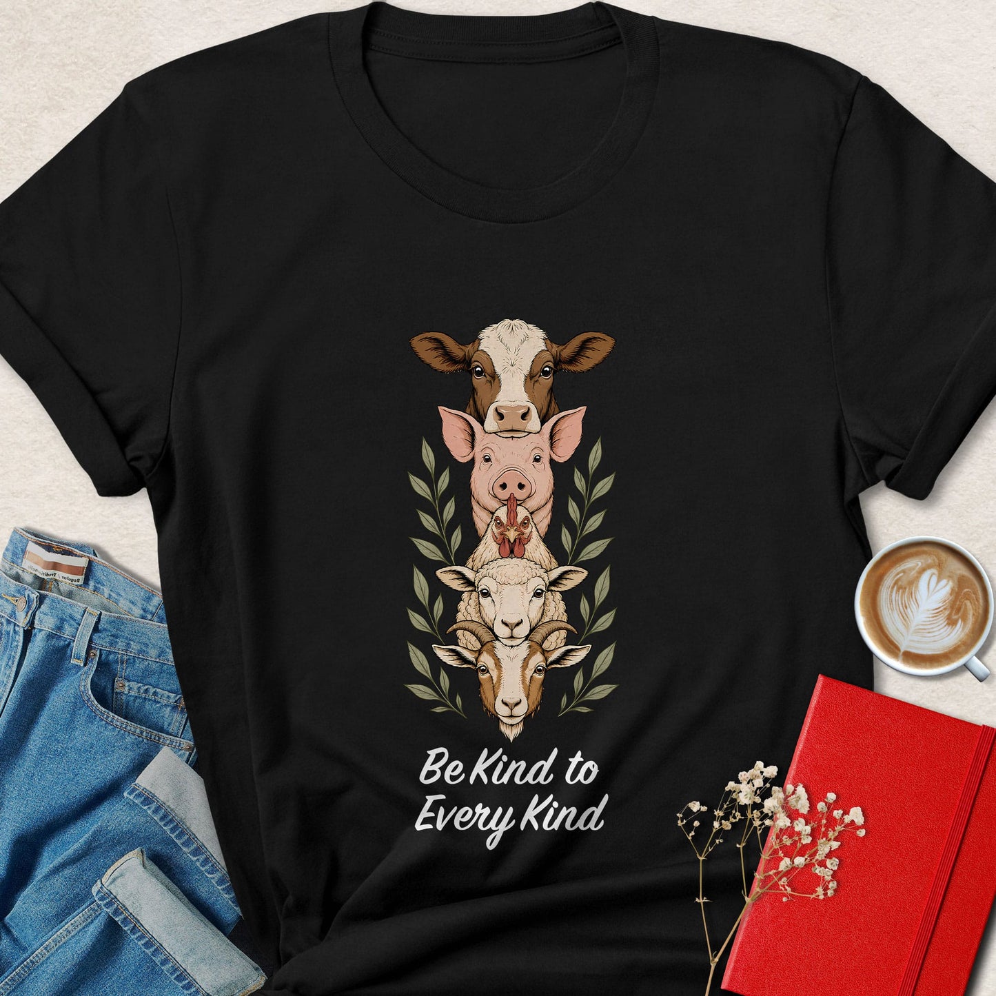 Be Kind to Every Kind Farm Animal T-Shirt