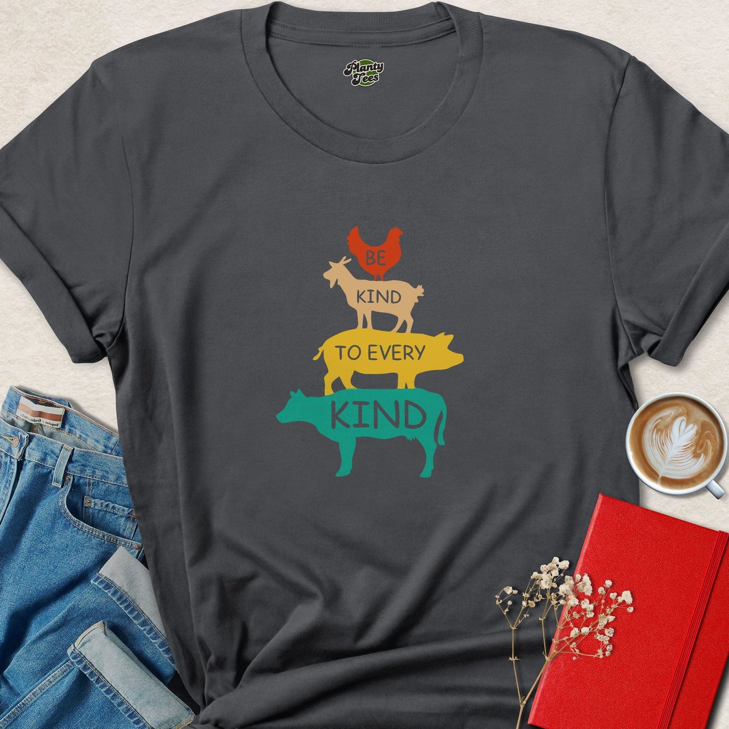 Be Kind To Every Kind Vegan Shirt | Animal Lover Vegan Tee