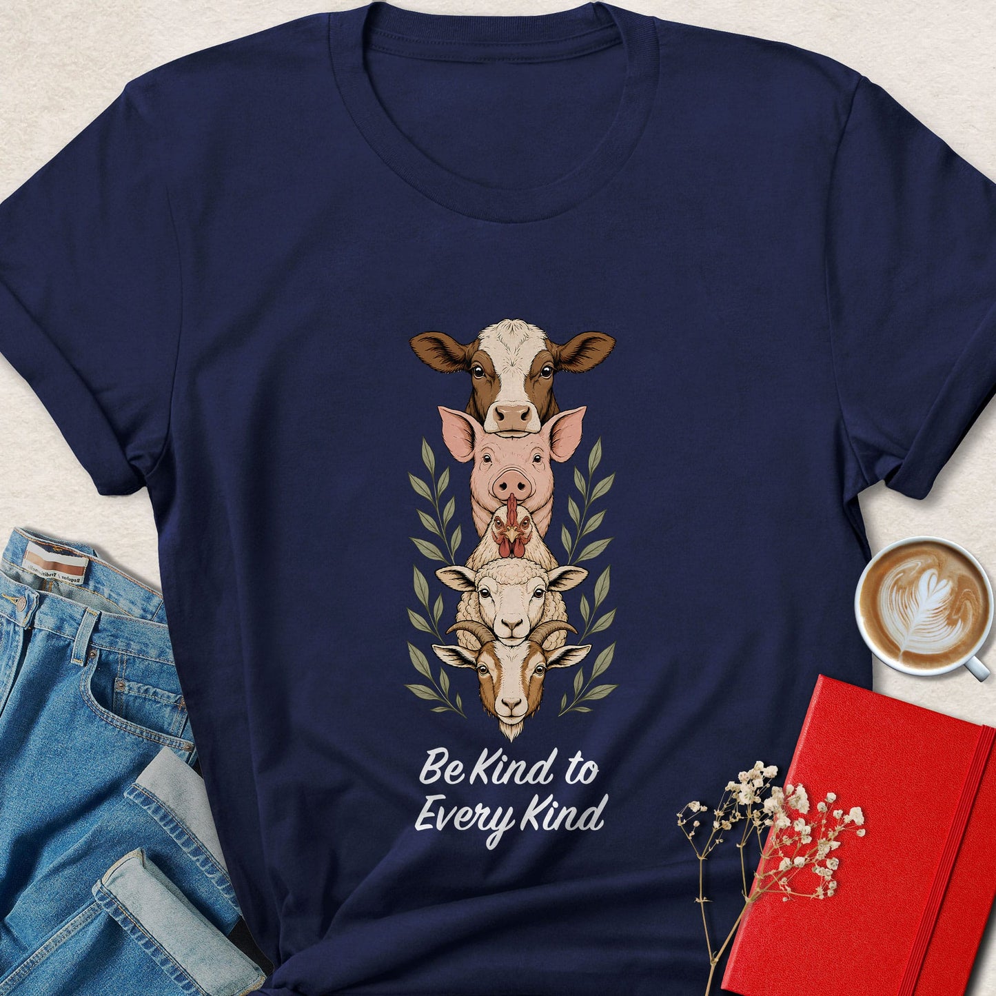 Be Kind to Every Kind Farm Animal T-Shirt