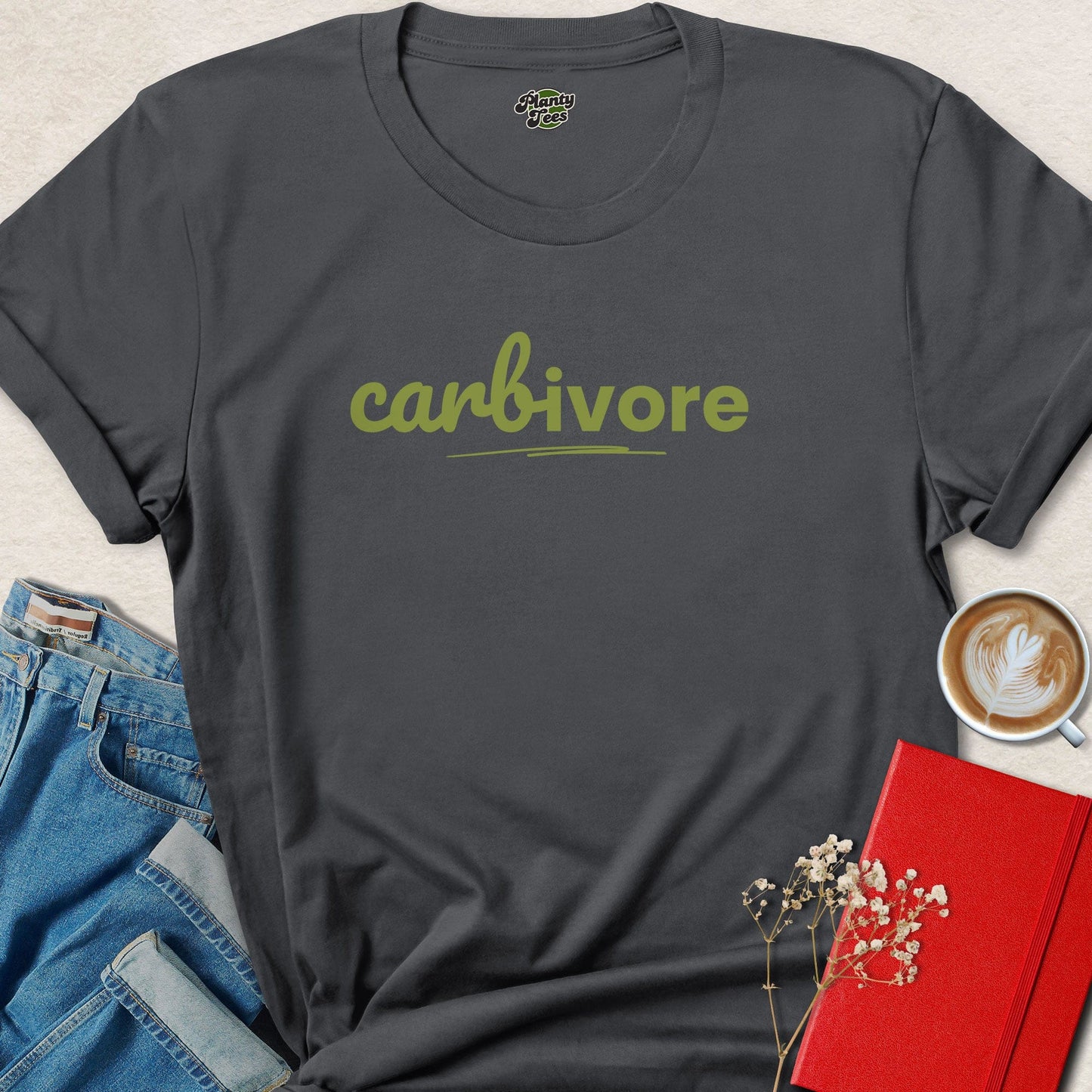 Carbivore Funny Vegan Shirt | Plant Based Humor Tee