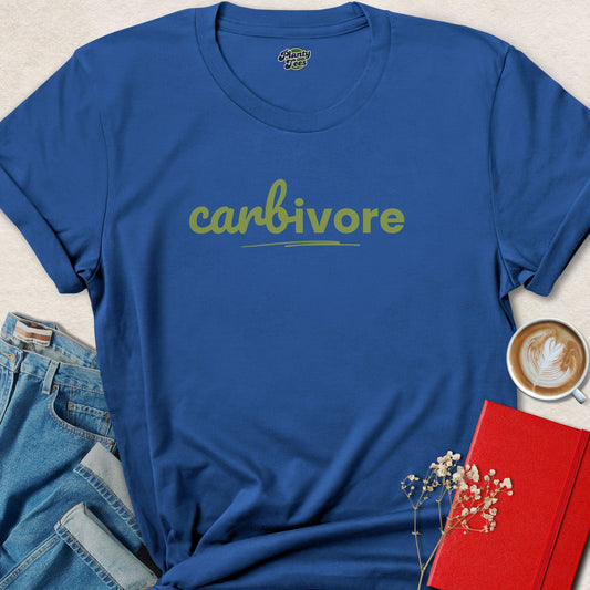 Carbivore Funny Vegan Shirt | Plant Based Humor Tee